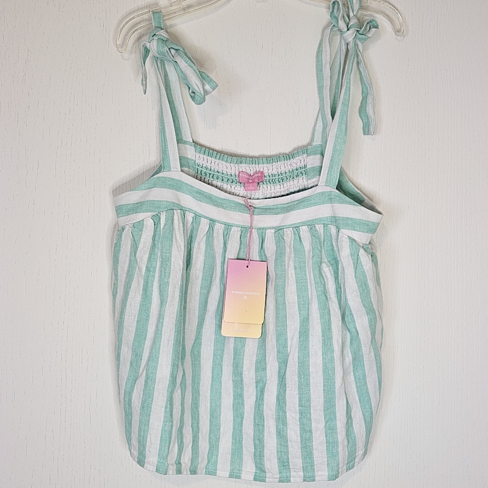 NWT Stoney Clover X Target Striped Tie Strap Tank Top